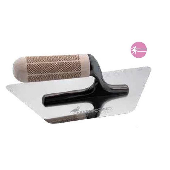 3M MARMORINO TOOLS X-Trowel Trapezoidal RVS spaan 280x120x0.6 26196 left hand main product photo