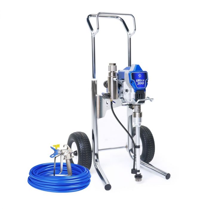 GRACO Ultra 390 Electric Airless Sprayer, Hi-Cart 25F510 main product photo