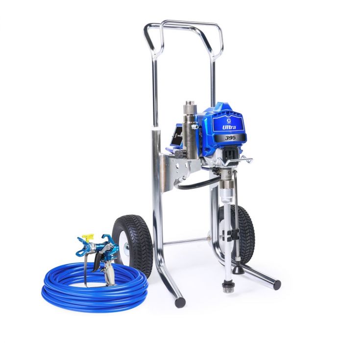 GRACO Ultra 395 Electric Airless Sprayer, Hi-Cart 25F513 main product photo