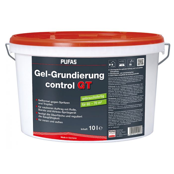 10 ltr PUFAS Gel-Grundierung GT control (ong. 65 mtr2) main product photo
