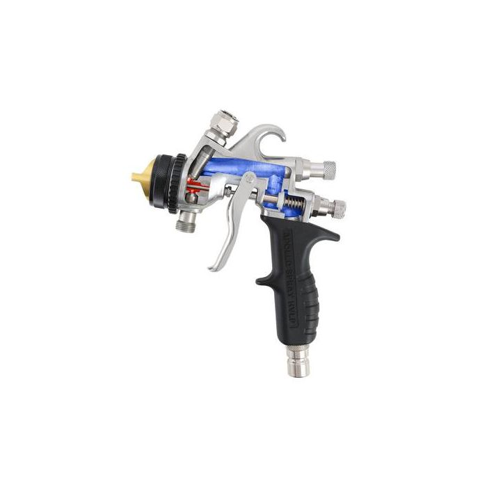 APOLLO 7700 AtomiZer MT HVLP pistool, deluxe koffer, 250 ml kunststof onderbeker en 1mm naald/nozzle set main product photo