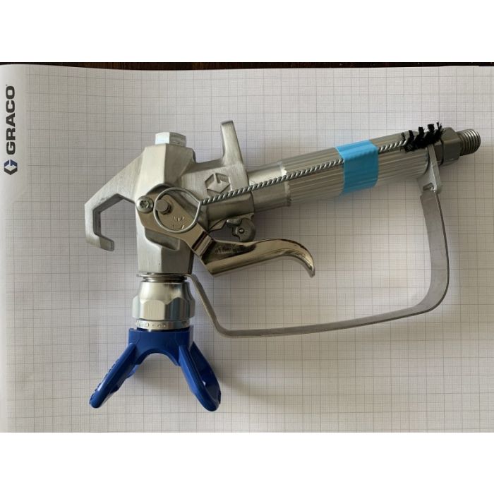 GRACO FTX pistool, 2 finger, incl tiphouder, blauw filter, 210 FFLP tip 17J261 main product photo