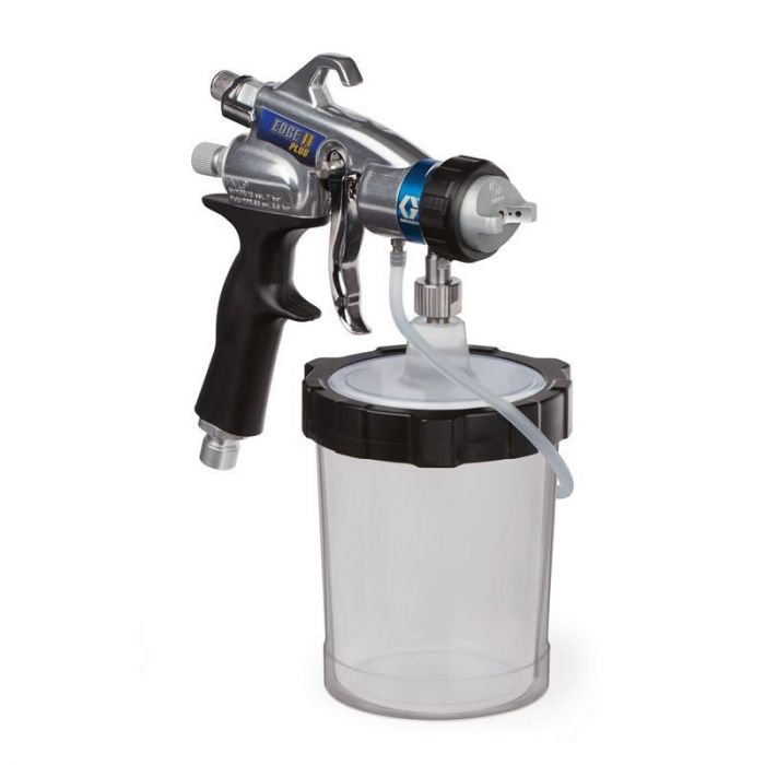 GRACO HVLP EDGE II PLUS GUN, 1L FLEXLINER CUP, #3 , ALL CONTROLS 17P483 main product photo