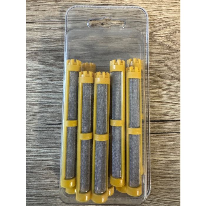 Pistoolfilter (10 stuks) 100 mesh geel vervangt WAGNER Cage filter 2315725 main product photo