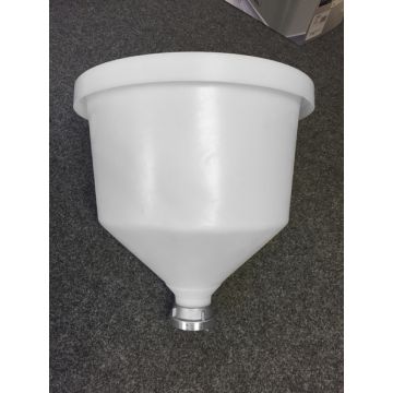 35 liter trechter met deksel en filter M36 aansluiting