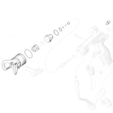 GRACO kit, RAC G40 gun conversion (zwarte ring) 24C791