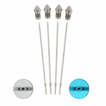 APOLLO Automotive/Industriele nozzle/naald/luchtkapset (1.5, 1.8, 2.0 en 2.5mm, C & D luchtkap) A7548