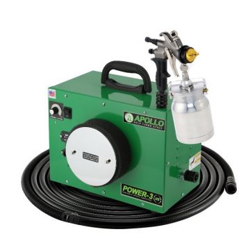 APOLLO ASI POWER-3 VS 3 traps turbine incl 8,7 mtr luchtslang, AtomiZer Pistool