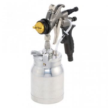 APOLLO 7700 AtomiZer HVLP pistool met deluxe koffer, 1 liter onderbeker en 1mm naald/nozzle set 