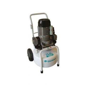 GENTILIN compressor CS240/24 silent 240 l/min incl. 24 liter tank. Gewicht 32 kg