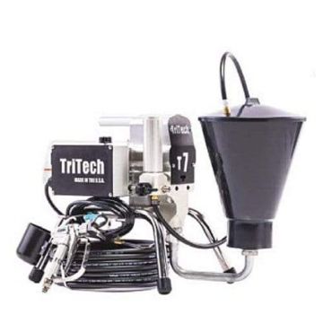 TRITECH T7 hopper compleet incl. 15 mtr slang, pistool T-380, 517 tip en olie