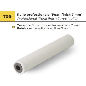 50 cm RollFit reserve roller microfiber PEARL finish 12mm poolhoogte