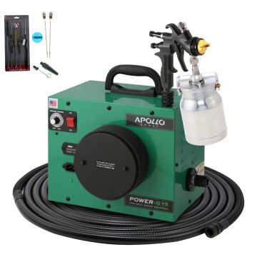 APOLLO ASI POWER-6 VS+ 6 traps turbine incl 9,6 mtr luchtslang, AtomiZer Pistool