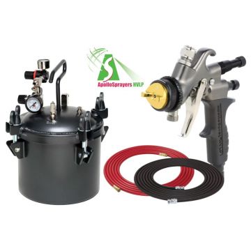 APOLLO 10 liter comboset incl. drukvat, regelarmatuur, 6 meter slang en A7500 C pistool A-4230