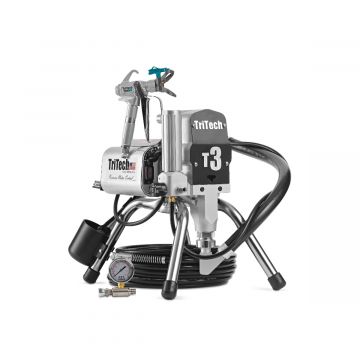 TRITECH T3 Hopper compleet incl. 15 mtr slang, pistool T-360, 517 tip en olie