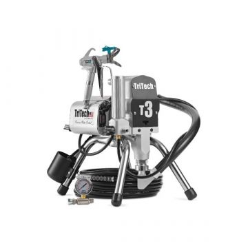 TRITECH T3 Stand compleet incl. 15 mtr slang, pistool T-360, 517 tip en olie