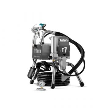 TRITECH T7 stand compleet incl. 15 mtr slang, pistool T-380, 517 tip en olie